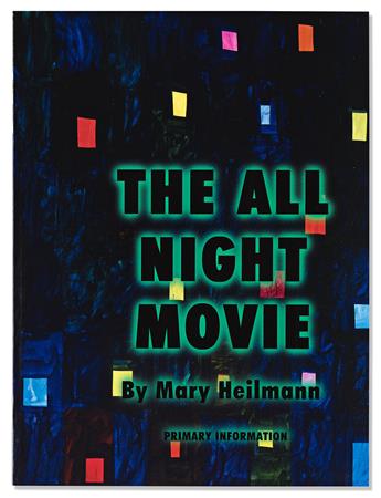 Heilmann, Mary (b. 1940) All Night Movie, Signed Print.